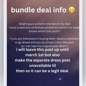 DRESS BUNDLE DEAL